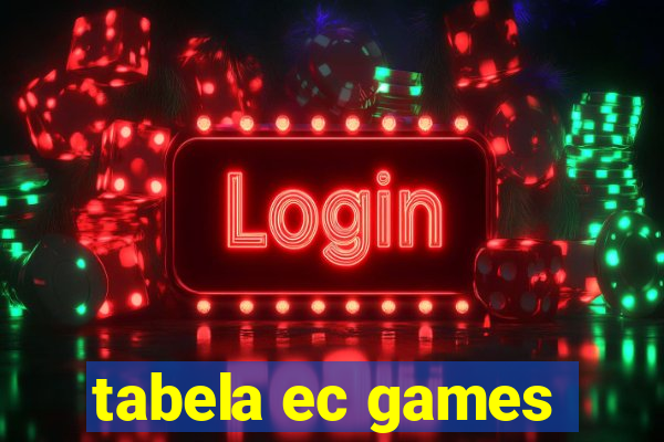 tabela ec games